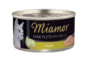 Katzennassfutter Feine Filets naturelle Huhn 80 g Miamor