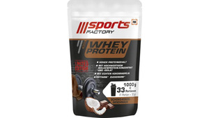 SPORTS FACTORY Whey Protein Schokolade & Kokos