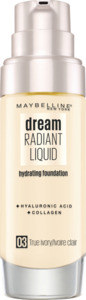 Maybelline New York Dream Radiant Liquid Make-Up Nr. 03 True Ivory, 30 ml