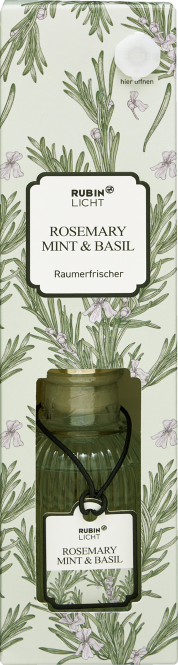 Bild 1 von RUBIN LICHT Raumerfrischer Rosemary Mint & Basil, 90 ml