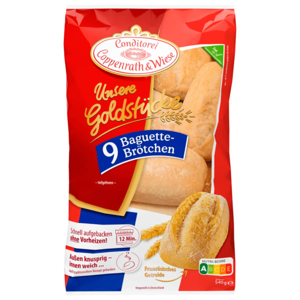 Bild 1 von Coppenrath & Wiese 9 Baguette-Brötchen 540g