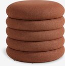 Bild 1 von Pouf DALENE Ø45 mit Stauraum Stoff terrakotta