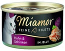 Bild 1 von Katzennassfutter Feine Filets Huhn und Schinken 100 g Miamor 100 g