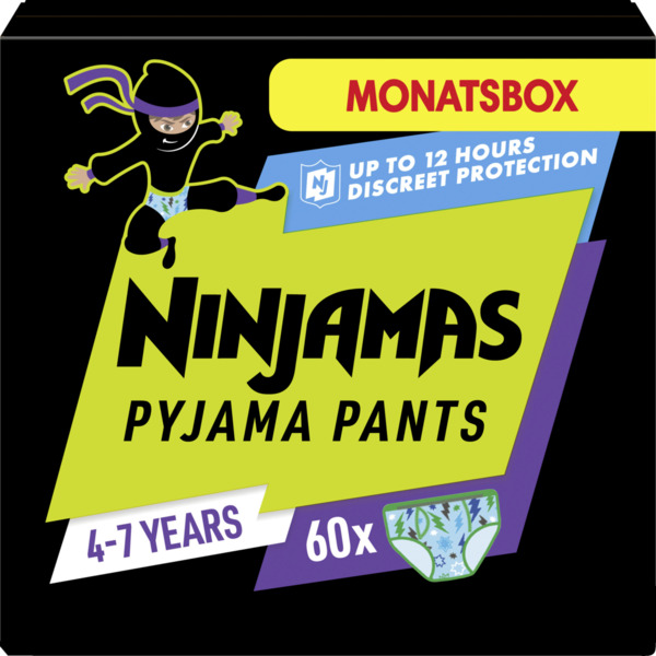 Bild 1 von Ninjamas Pyjama Pants für Jungs 4-7 Jahre, Monatsbox