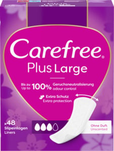 Carefree Slipeinlagen Plus Large