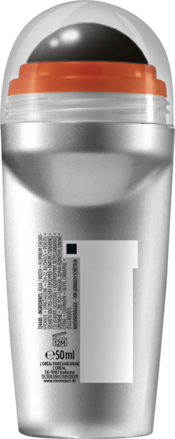 Bild 2 von L’Oréal Paris men expert Deo Roll-on Invincible Man 96H, 50 ml