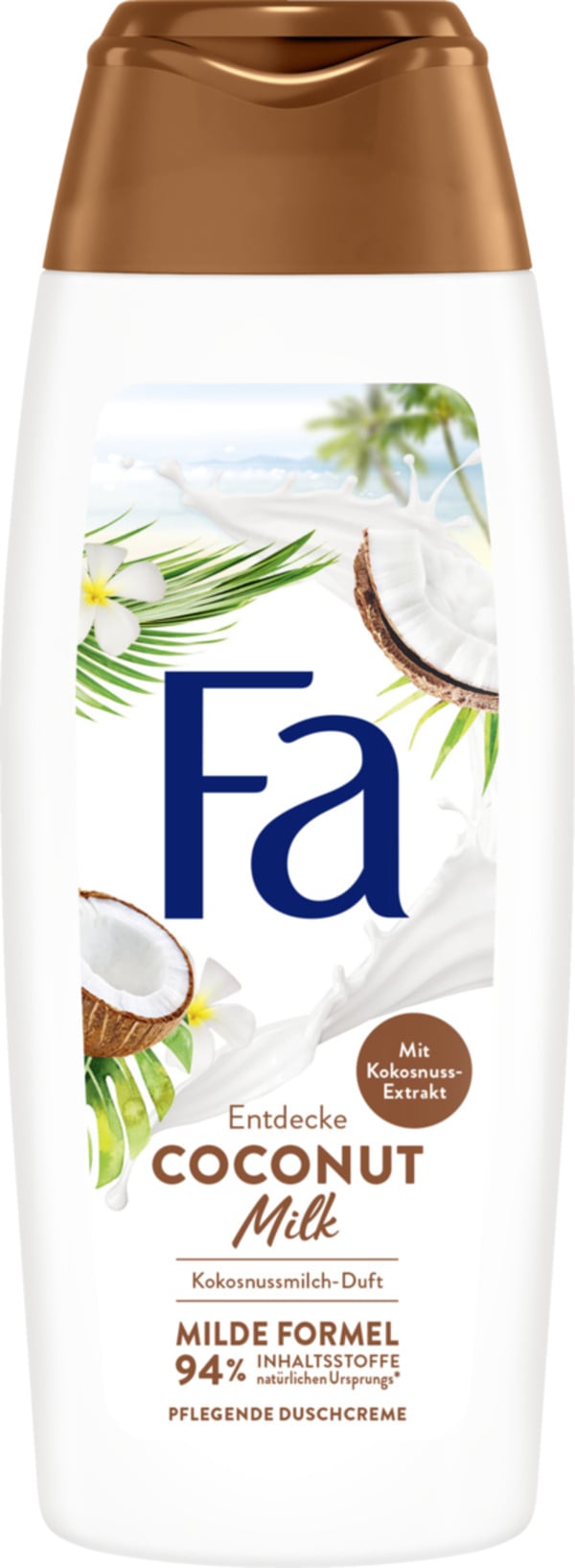 Bild 1 von Fa Pflegende Duschcreme Entdecke Coconut Milk, 250 ml