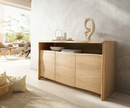 Bild 1 von Sideboard Live-Edge 145 cm Eiche Natur 3 Türen Massiv