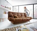 Bild 1 von Schlafsofa Viola 190x90 cm Braun Antik Optik Bettkasten