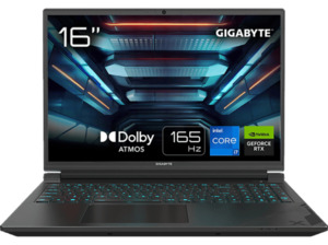 GIGABYTE G6X, Gaming Notebook, mit 16 Zoll Display, Intel® Core™ i7,i7-13650HX Prozessor, GB RAM, 1 TB SSD, NVIDIA GeForce RTX™ 4060, Schwarz, Windows 11 (64 Bit), Schwarz