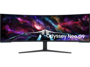 SAMSUNG Odyssey Neo G95NC S57CG954NU 57 Zoll Dual UHD Gaming Monitor (1 ms Reaktionszeit, 240 Hz), Weiß