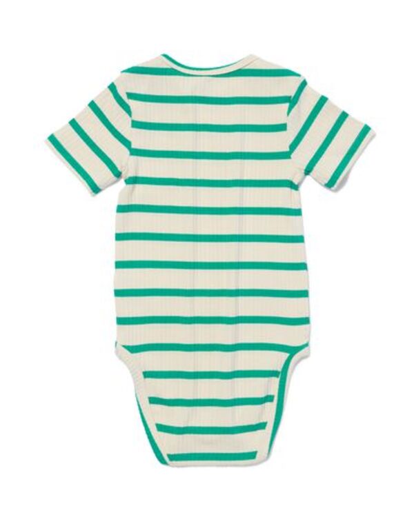 Bild 4 von größenflexibler Baby-Body, gerippt, Bambus/Elasthan grün