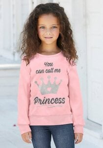 KIDSWORLD Langarmshirt YOU CAN CALL ME PRINCESS mit niedlichem Glitzerprint