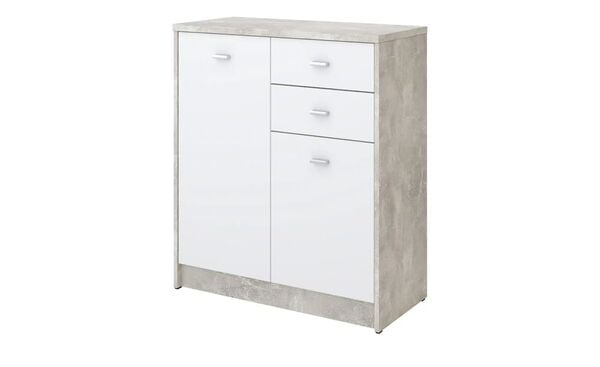 Bild 1 von Kommode  Ravenna ¦ grau ¦ Maße (cm): B: 74 H: 85,4 T: 34,6 Kommoden & Sideboards > Kommoden - Sconto