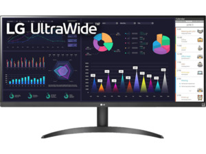 LG UltraWide 34WQ500-B 34 Zoll Full-HD Monitor (5 ms Reaktionszeit, 100 Hz), Schwarz