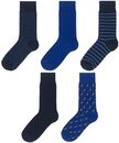 Bild 3 von 5er-Pack Herren-Socken, mit Baumwolle dunkelblau