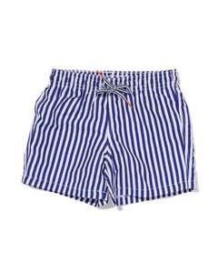 Baby-Badehose, Streifen blau