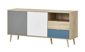 Sideboard  Vasto ¦ mehrfarbig ¦ Maße (cm): B: 150 H: 71 T: 40 Kommoden & Sideboards > Sideboards - Sconto