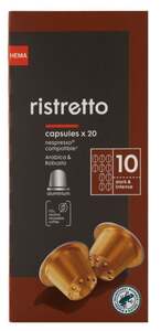 20-Pack Kaffeekapseln, Ristretto