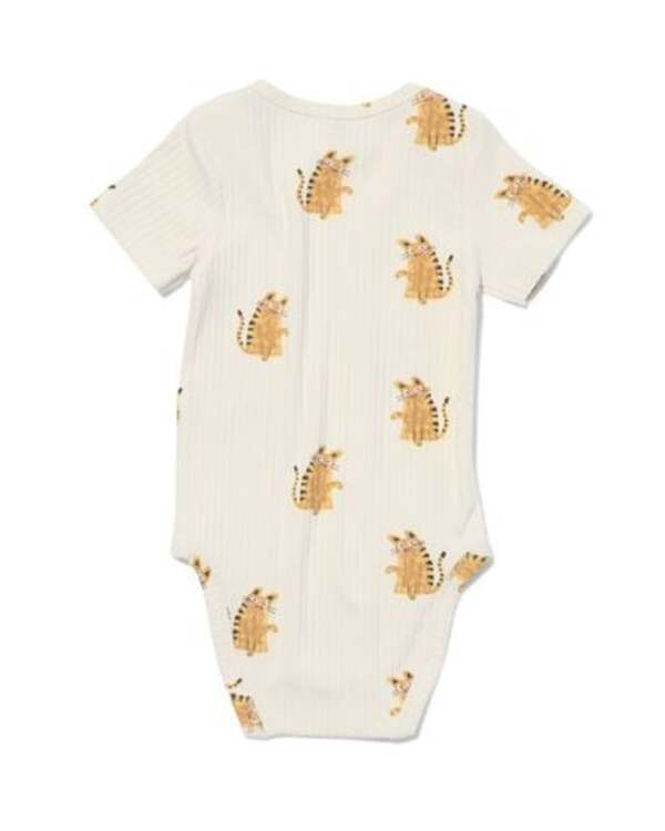 Bild 4 von größenflexibler Baby-Body, gerippt, Bambus/Elasthan eierschalenfarben