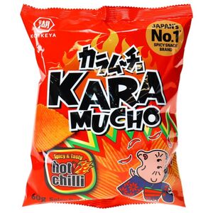 Koikeya 4 x Karamucho Hot Chili Chips