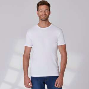 Herren-T-Shirt aus reiner Baumwolle, White