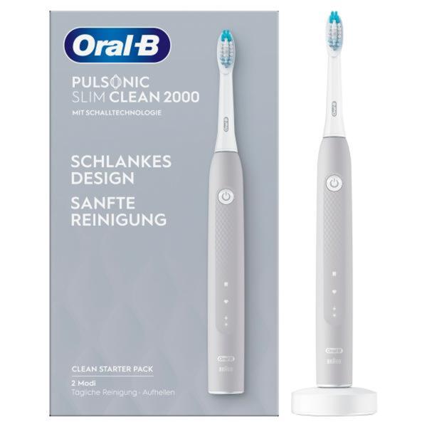 Bild 1 von Oral-B Pulsonic Slim Clean 2000 elektrische Schallzahnbürste Grey