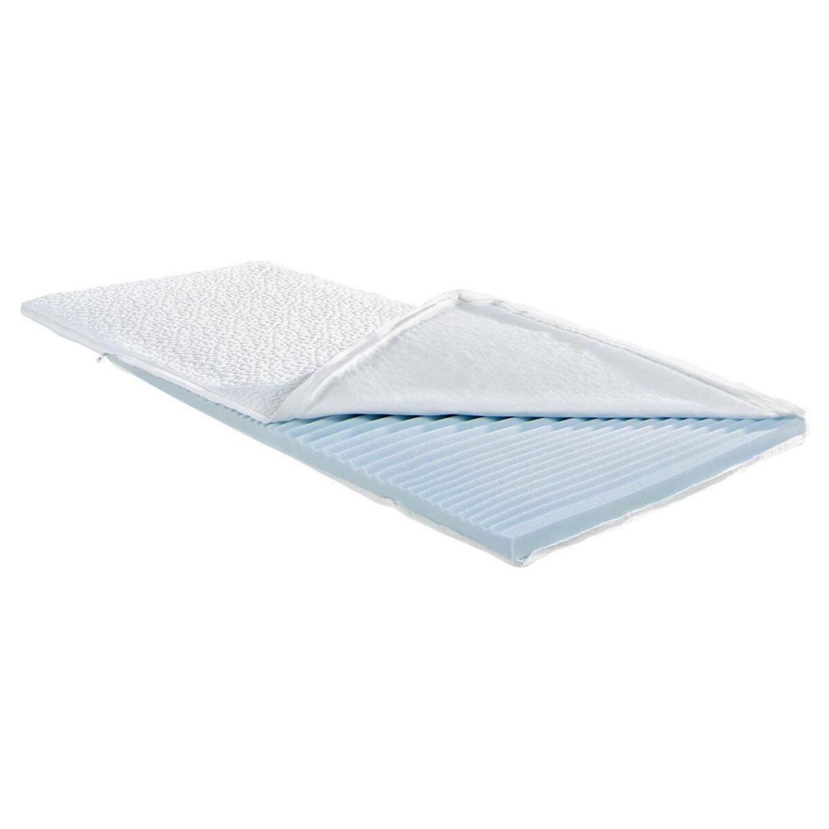 Bild 1 von Sleeptex Topper, Weiß, Textil, 180x200 cm, Textiles Vertrauen - Oeko-Tex®, Made in Germany, Oeko-Tex® Standard 100, Bezug abnehmbar/waschbar, Ober- und Unterseite versteppt, für Hausstauballergik