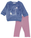 Bild 1 von Newborn Fleecepullover + Leggings, Ergee, 2-tlg. Set, blau