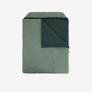 Schlafsack Doppel-Schlafsack Camping - Comfort Double 0 °C Grün