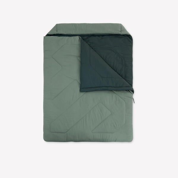 Bild 1 von Schlafsack Doppel-Schlafsack Camping - Comfort Double 0 °C Grün