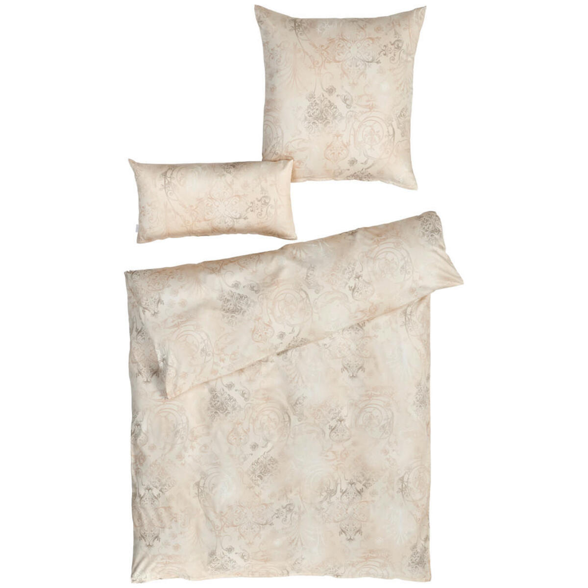 Bild 1 von Estella Bettwäsche, Sand, Textil, Ornament, 155x220 cm, Textiles Vertrauen - Oeko-Tex®, bügelleicht, atmungsaktiv, Schlaftextilien, Bettwäsche, Bettwäsche, Satin-Bettwäsche