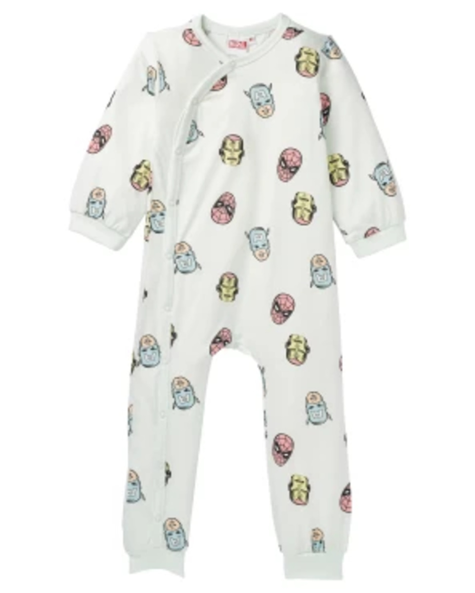 Bild 1 von Marvel Schlafanzug, Marvel, Knopfleiste, mintgrün bedruckt