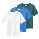 Bild 1 von 3 Jungen T-Shirts unifarben DUNKELGRÜN / BLAU / WEISS