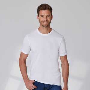 Herren-T-Shirt mit Rundhalsausschnitt, 2er-Pack, White