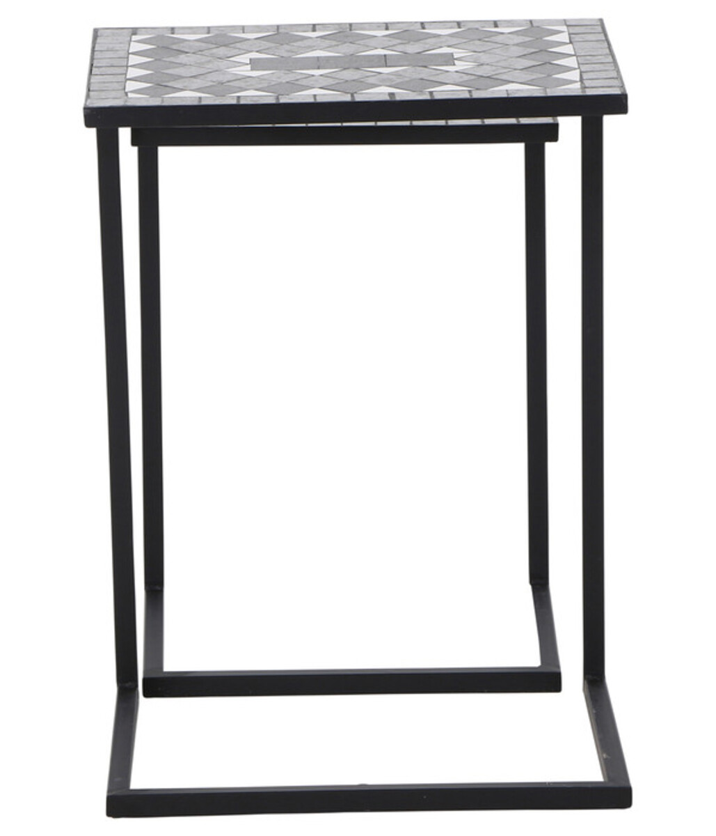 Bild 4 von Siena Garden Mosaikbeistelltisch-Set Como, 2-teilig