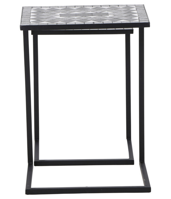 Bild 4 von Siena Garden Mosaikbeistelltisch-Set Como, 2-teilig