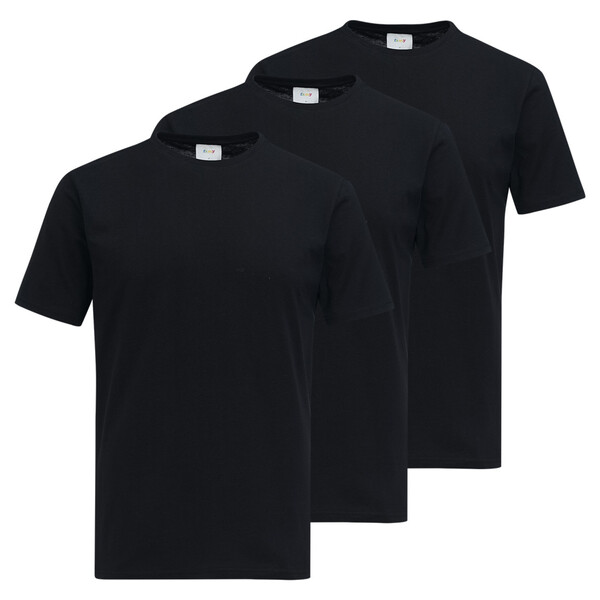 Bild 1 von 3 Herren T-Shirts unifarben SCHWARZ