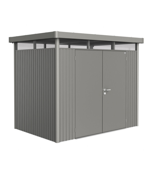 Bild 1 von Biohort Gerätehaus HighLine H2, quarzgrau-metallic, ca. B275/H222/T195 cm