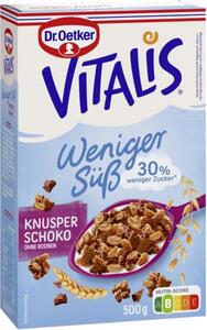 Dr. Oetker Vitalis Weniger Süß Knusper Schoko