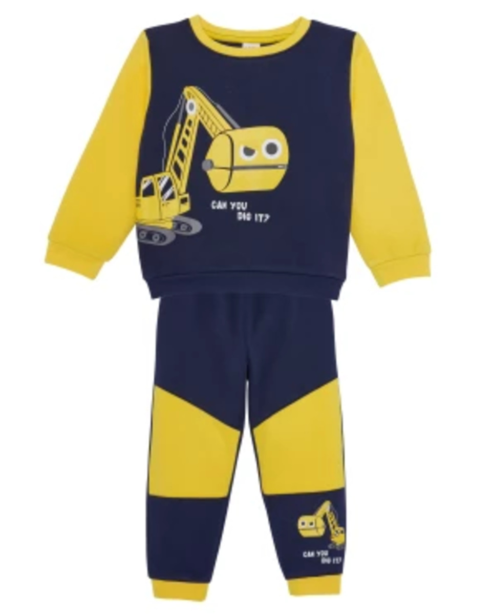 Bild 1 von Jogginganzug Bagger, Kiki & Koko, 2-tlg. Set, dunkelblau