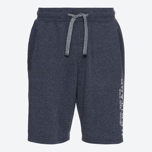 Herren-Bermudas in Mélange-Optik, Dark-blue