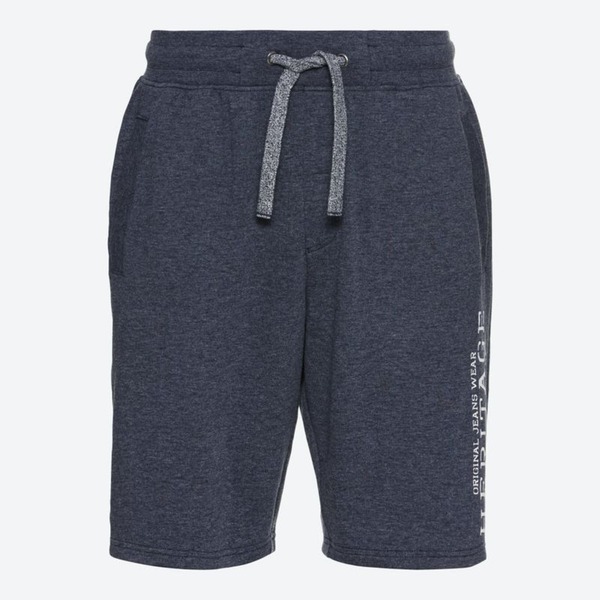 Bild 1 von Herren-Bermudas in Mélange-Optik, Dark-blue