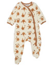 Bild 1 von Newborn Fleece-Strampler Hase, Ergee, Knopfleiste, offwhite