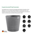 Bild 3 von Ecopots Kunststoff-Topf Amsterdam mit Rollen, rund