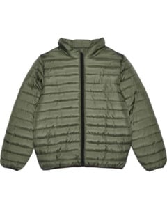 Lässige Steppjacke, Y.F.K., Seitentaschen, Khaki