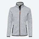 Bild 1 von Damen-Fleecejacke in Mélange-Optik, Gray