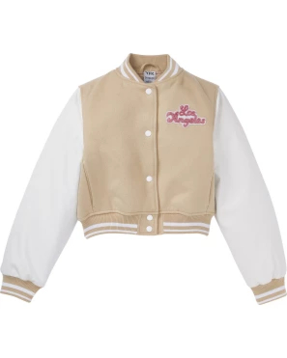 Bild 1 von Naturfarbene Collegejacke, Y.F.K., Seitentaschen, naturfarben