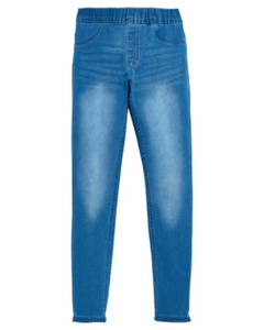 Jeggings Super-Stretch, Y.F.K., Slim-fit, jeansblau hell