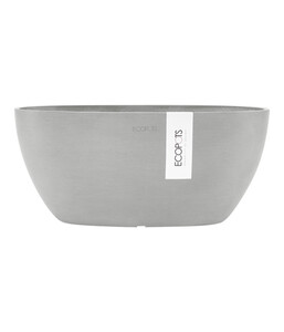 Ecopots Kunststoff-Schale Sofia mit Wassersystem, oval, ca. B30/H13,5/T13 cm